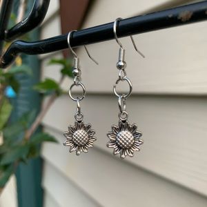 Sunflower earrings